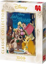 Jumbo Puzzel Disney Classic Collection Lady & The Tramp - Legpuzzel - 1000 stukjes