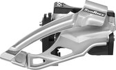 Voorderailleur sunrace ms66 2x10 dual pull zilver