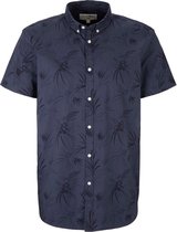 Tom Tailor Denim Korte mouw Overhemd - 1027560 Marine (Maat: XL)