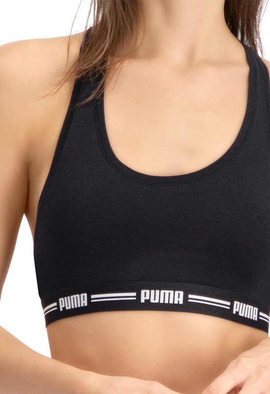 PUMA PUMA WOMEN RACER BACK TOP 1P HANG Soutien-gorge pour femme - Noir - Taille S