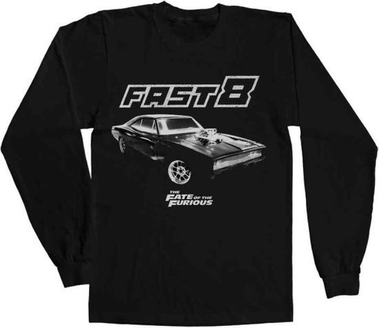 The Fast And The Furious Longsleeve shirt -2XL- Fast 8 Dodge Zwart
