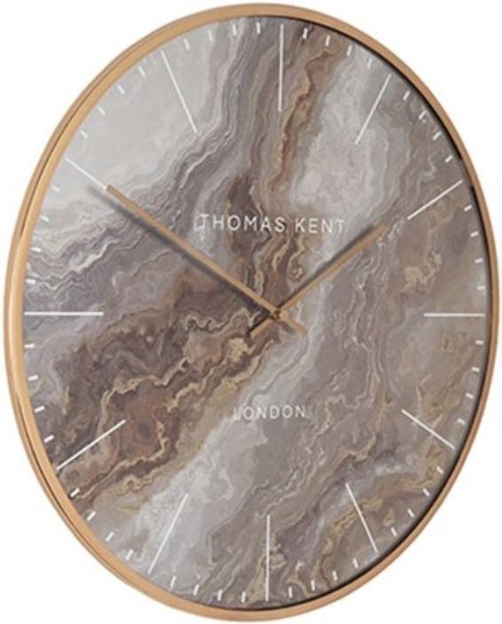 Thomas Kent - Klok rond Oyster M - 55cm - Amber goud