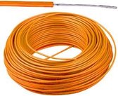 VTBst kabel / draad 0,75 mm² - oranje (H05V-K) - VTBST075OR