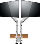 Spire monitor arm twee schermen - monitor beugel - monitor standaard - aluminium - 66.8 x 22.5 x 12.5 cm