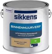 Sikkens Binnen Muurverf - Mengkleur - Mat - RIJKS puur oker - 2,5 Liter