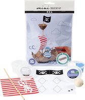 Creative mini kit, Eierdoos piratenschip, 1 doos