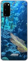 Samsung Galaxy S20 Hoesje Transparant TPU Case - Coral Reef #ffffff