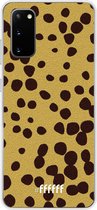 Samsung Galaxy S20 Hoesje Transparant TPU Case - Cheetah Print #ffffff