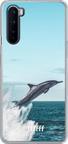 OnePlus Nord Hoesje Transparant TPU Case - Dolphin #ffffff