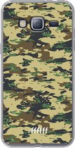 Samsung Galaxy J3 (2016) Hoesje Transparant TPU Case - Desert Camouflage #ffffff