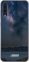Samsung Galaxy A50 Hoesje Transparant TPU Case - Landscape Milky Way #ffffff