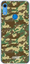 Huawei Y6 (2019) Hoesje Transparant TPU Case - Jungle Camouflage #ffffff