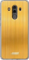 Huawei Mate 10 Pro Hoesje Transparant TPU Case - Bold Gold #ffffff