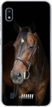 Samsung Galaxy A10 Hoesje Transparant TPU Case - Horse #ffffff