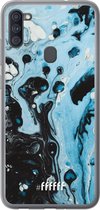 Samsung Galaxy A11 Hoesje Transparant TPU Case - Melted Opal #ffffff