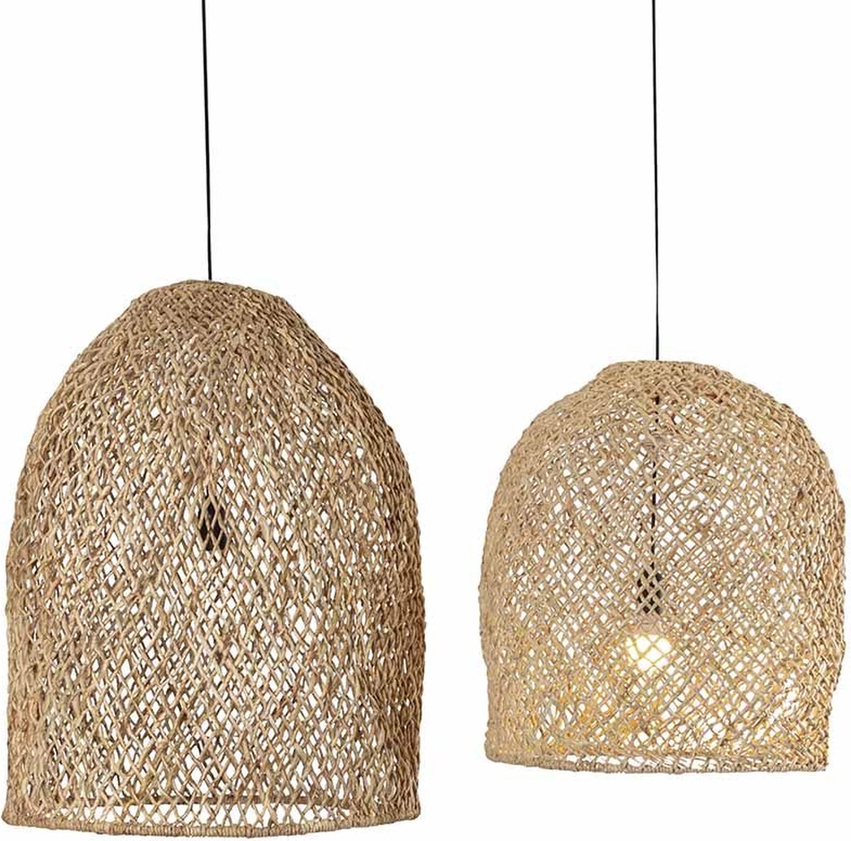 Original Home Lampenkap Hanglampen - Abaca Organic Pendant Natural - 45x51; 55 x 70 cm