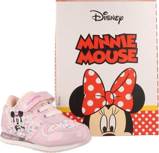 Afgekeurd Touhou teugels Minnie Mouse Sneaker Laag Meisjes Maat 24/32 Met Lichtjes - Roze | 30 |  bol.com