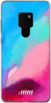 Huawei Mate 20 Hoesje Transparant TPU Case - Abstract Hues #ffffff