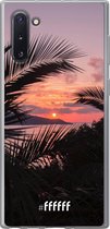 Samsung Galaxy Note 10 Hoesje Transparant TPU Case - Pretty Sunset #ffffff