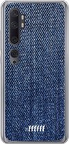 Xiaomi Mi Note 10 Hoesje Transparant TPU Case - Denim #ffffff