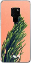 Huawei Mate 20 Hoesje Transparant TPU Case - Waving Plant #ffffff