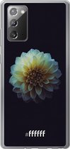 Samsung Galaxy Note 20 Hoesje Transparant TPU Case - Just a Perfect Flower #ffffff