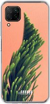 Huawei P40 Lite Hoesje Transparant TPU Case - Waving plant #ffffff