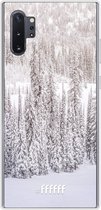 Samsung Galaxy Note 10 Plus Hoesje Transparant TPU Case - Snowy #ffffff