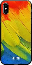 iPhone X Hoesje TPU Case - Macaw Hues #ffffff