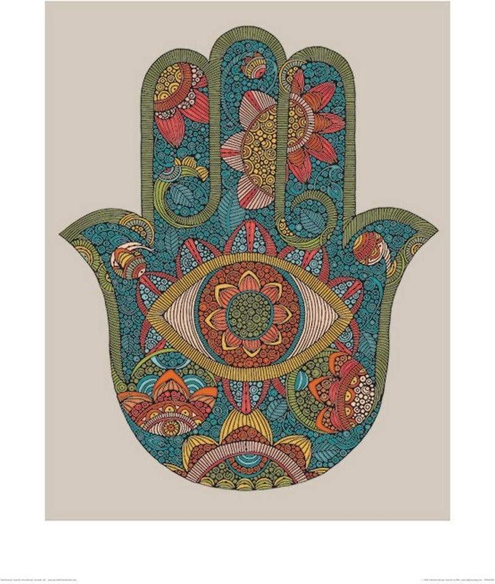 Pyramid Kunstdruk Valentina Ramos - Hamsa 40x50cm Divers
