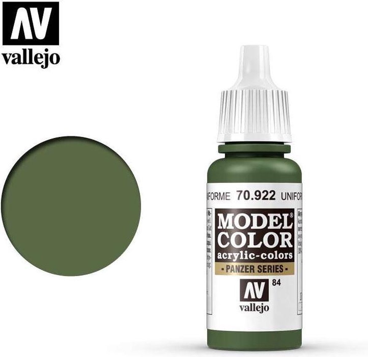 Afbeelding van product Vallejo 70922 Model Color USA Uniform - Acryl Verf flesje