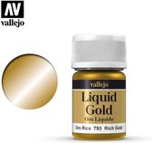 Vallejo 70793 Liquid Rich Gold Verf potje.
