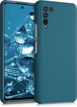 kwmobile telefoonhoesje voor Honor 10X Lite - Hoesje met siliconen coating - Smartphone case in mat petrol