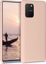 kwmobile telefoonhoesje voor Samsung Galaxy S10 Lite - Hoesje met siliconen coating - Smartphone case in mat oudroze