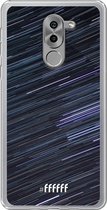 Honor 6X Hoesje Transparant TPU Case - Moving Stars #ffffff