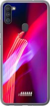 Samsung Galaxy A11 Hoesje Transparant TPU Case - Light Show #ffffff
