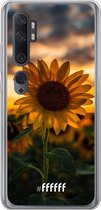 Xiaomi Mi Note 10 Hoesje Transparant TPU Case - Sunset Sunflower #ffffff