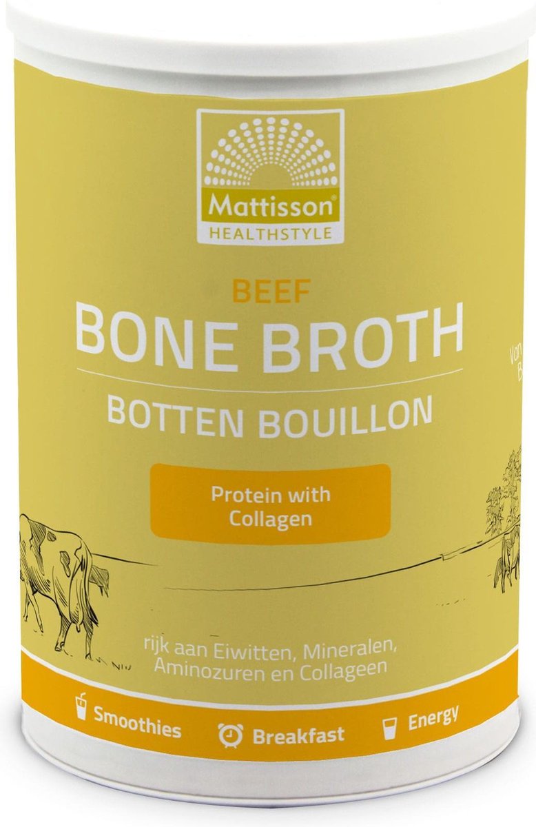 Mattisson Runder Botten Bouillon Beef Bone Broth 250 g