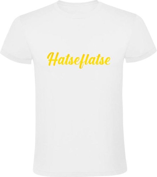 Hatseflatse Goud Heren t-shirt | Massa is kassa | hatseflatsen | Peter  Gillis | Wit | bol.com