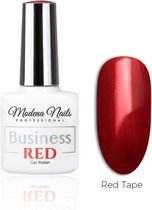 Modena Nails UV/LED Gellak Business Red - Red Tape 7,3ml.