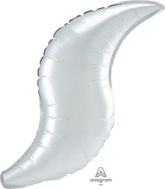 Amscan Folieballon Supershape White Satin Curve 91 Cm Wit