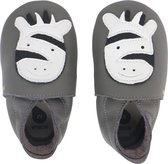 Bobux - Baby slofjes - Soft Soles - Zebra grey - M