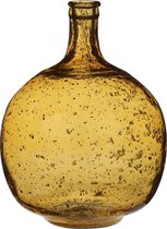 Casa Vivante Modena Decoratieve Fles - H32 x Ø25 cm - Oker