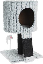 RelaxPets - Collection de Cats - Poteau à gratter - Lit pour chat - Griffoir - Y compris jouet et planche à gratter - Carré - 30x30x50 cm