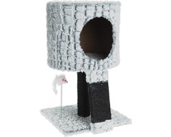 RelaxPets - Collection de Cats - Poteau à gratter - Lit pour chat - Griffoir - Y compris jouet et planche à gratter - Carré - 30x30x50 cm