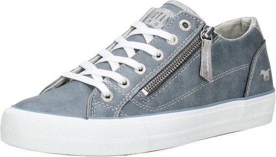 Mustang Dames veterschoenen Veterschoenen Laag - blauw - Maat 40 | bol.com