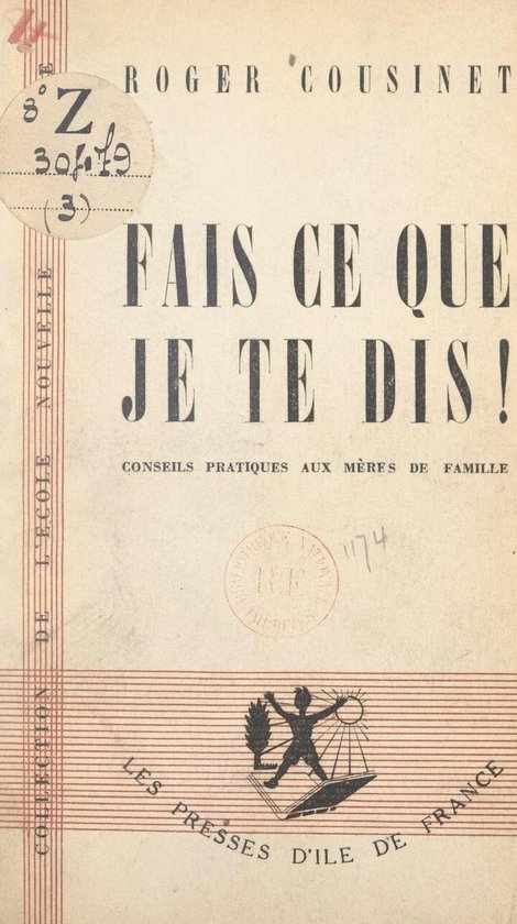 Fais ce que je te dis ! - cover