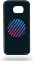 Retro circle 80s Telefoonhoesje - Samsung Galaxy S7 Edge