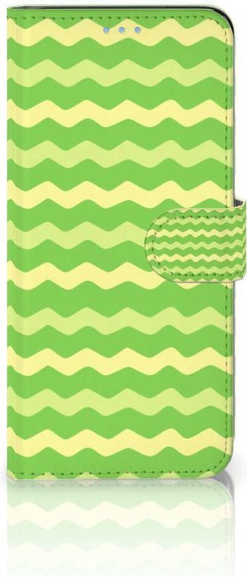 Portefeuille OPPO A73 5G Housse pour Green Waves