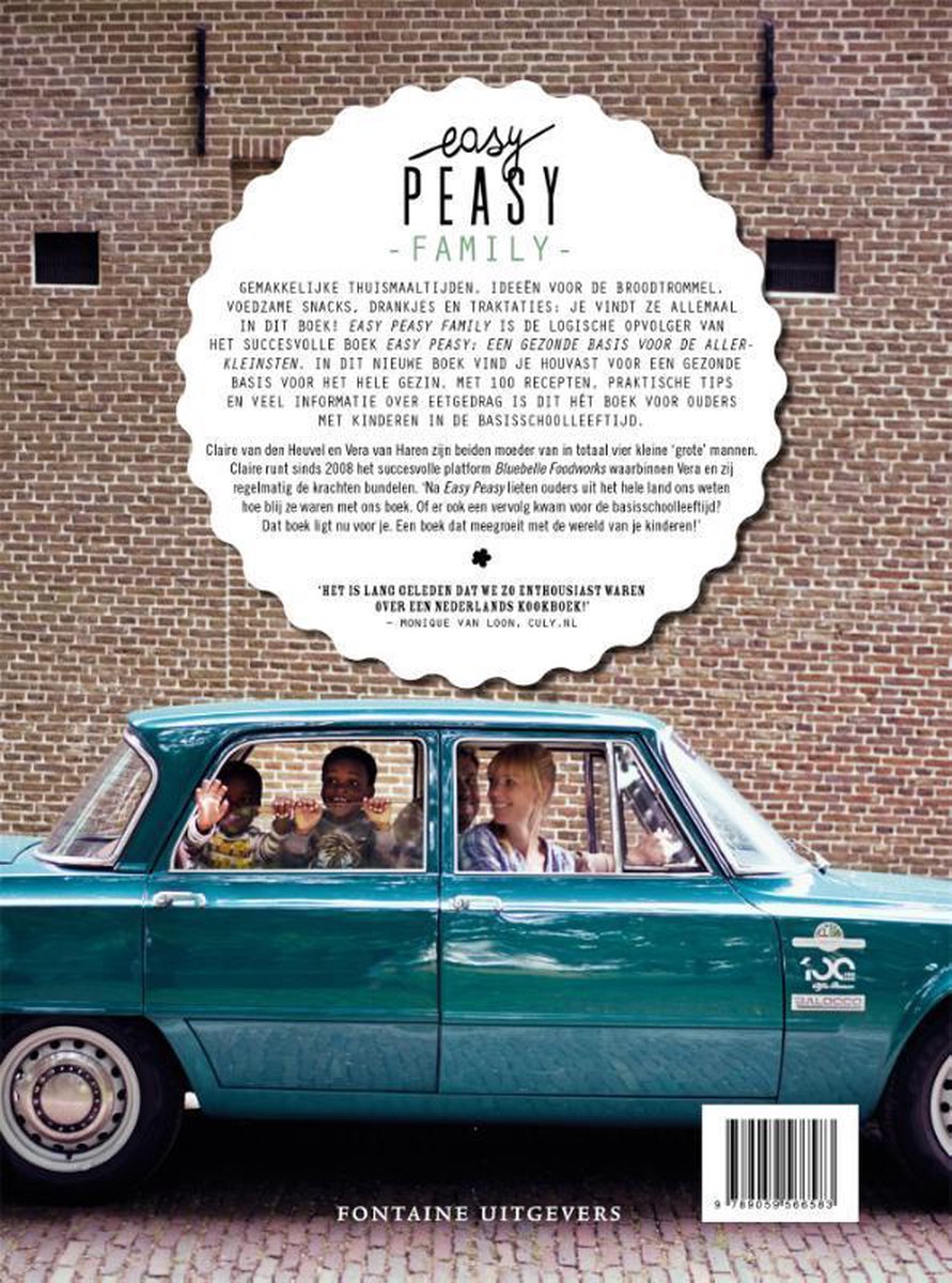 Easy peasy family - back cover